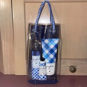 Bath and Body Works gingham set